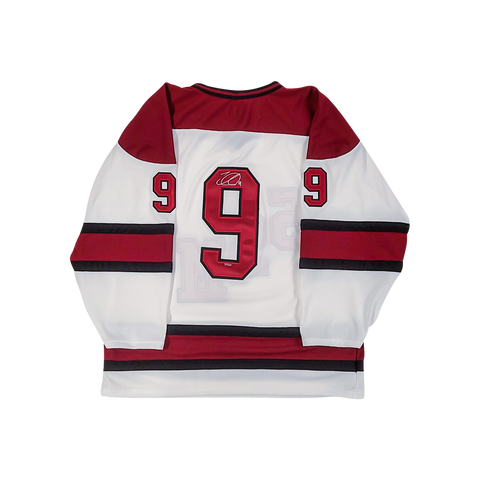 MacKinnon,N Signed Jersey Shattuck St Mary's White LE 129