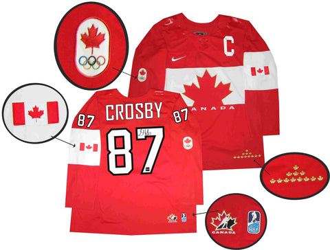 Crosby,S Signed Jersey Canada Replica Red 2014