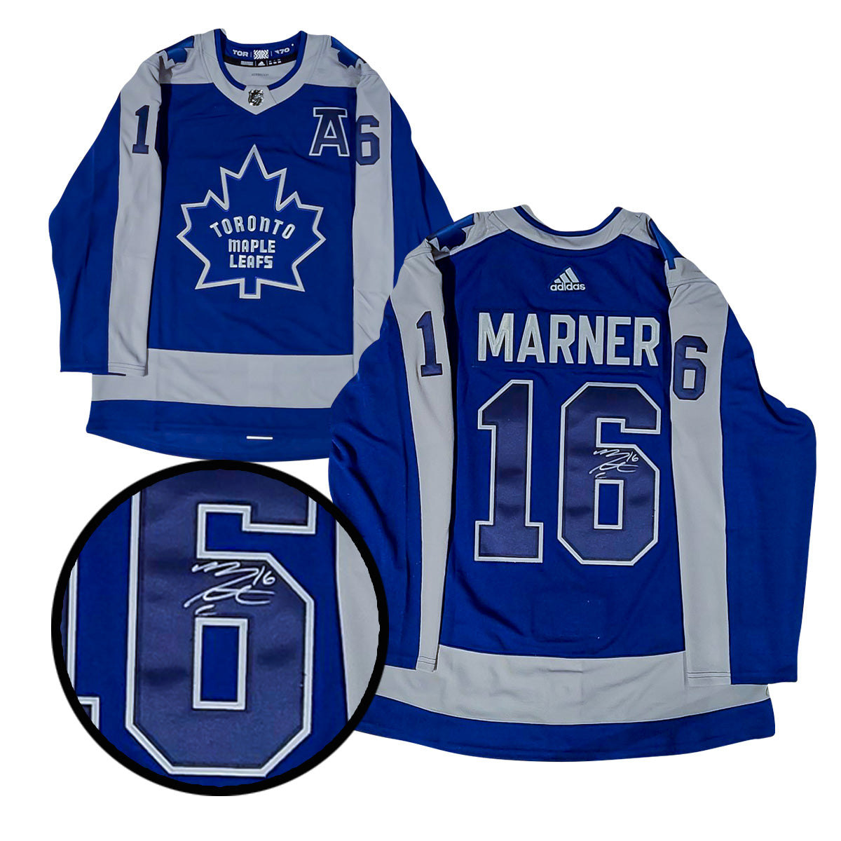 Men's Toronto Maple Leafs Adidas Blue Reverse Retro Jersey