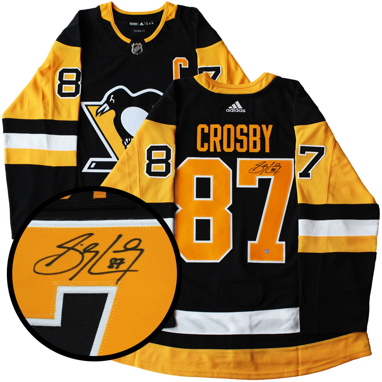 crosby autographed jersey