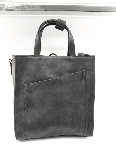 Vegan Leather Convertible Tote A