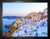 Santorini, Greece 24x32 Framed Canvas Oia Houses