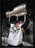 Crosby,S 20x29 Canvas Framed Penguins Raising Cup-H