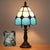 Classic E14 Multi Color Glass Table Lamp