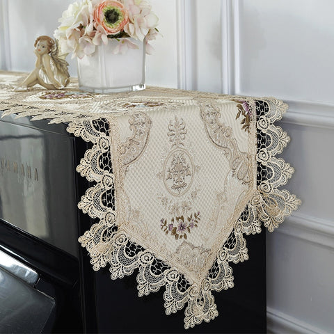 Proud Rose Lace Table Runner