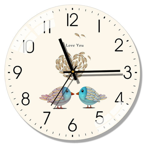 Nordic Modern Glass Wall Clock Kitchen Creative Wall Watches Home Decor Living Room Silent Clocks Orologio Da Parete Gift FZ729