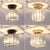 Crystal Round/Square Ceiling Mounts