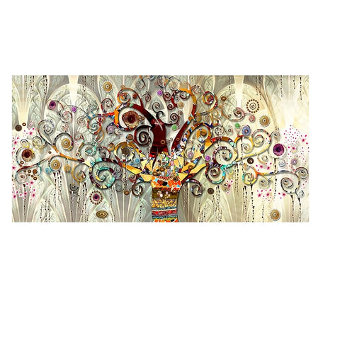 Tree of life by Gustav Klimt Landscape Wall Art