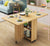 New Creative Solid Wood Folding Movable Dining Table