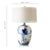 New Chinese Hand-painted blue and white porcelain table lamp