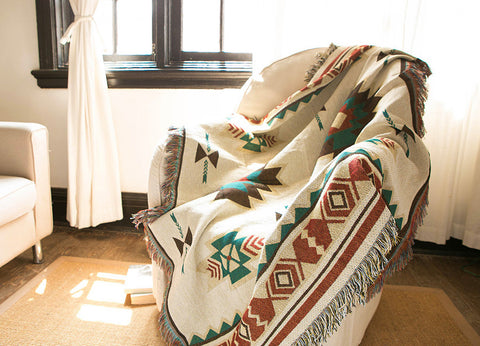 Bohemian Geometric Blanket