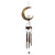 Exquisite Wrought Iron Solar Moon Wind Chime