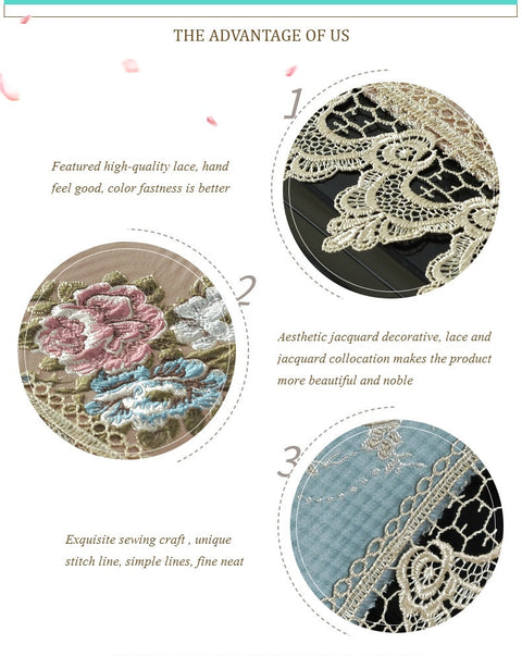 Proud Rose Lace Table Runner