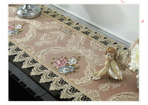 Proud Rose Lace Table Runner